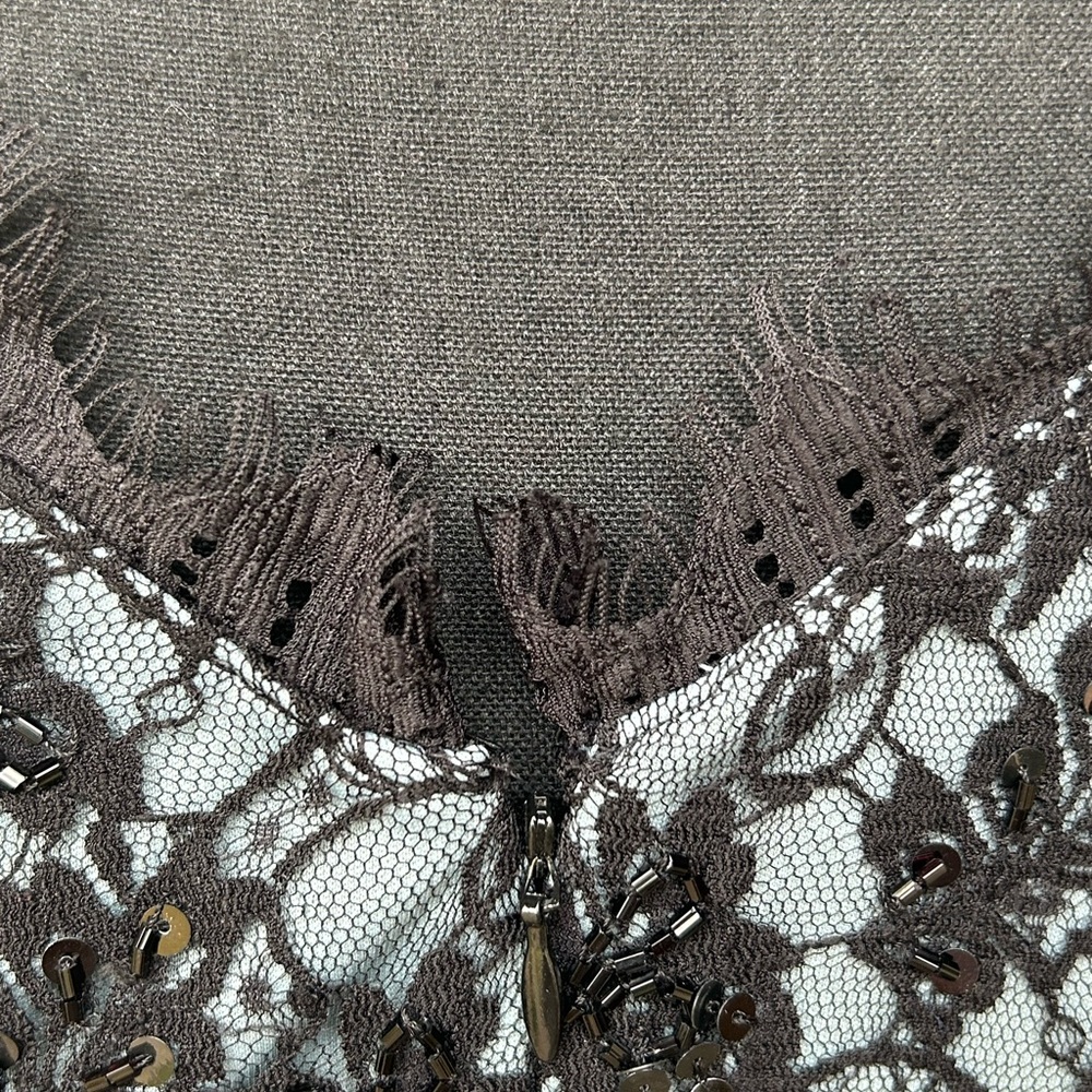 Adrianna Papell black lace dress size 8 - Picture 12 of 14